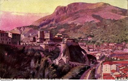 Artiste CPA Monaco, Der Fürstenpalast und der Hundekopf