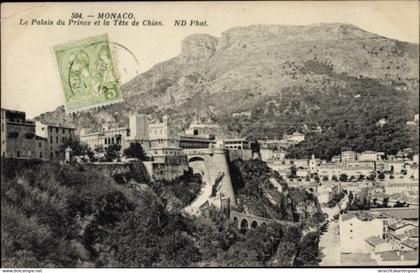CPA Monaco, Der Fürstenpalast und der Hundekopf