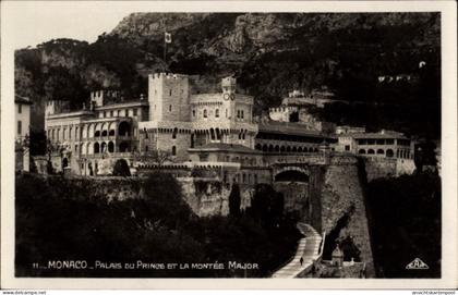 CPA Monaco, Fürstenpalast und Montée Major