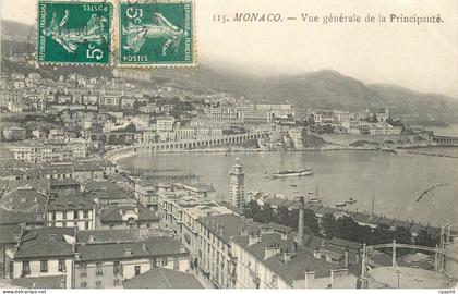 CPA MONACO  Vue generale de la Principaute