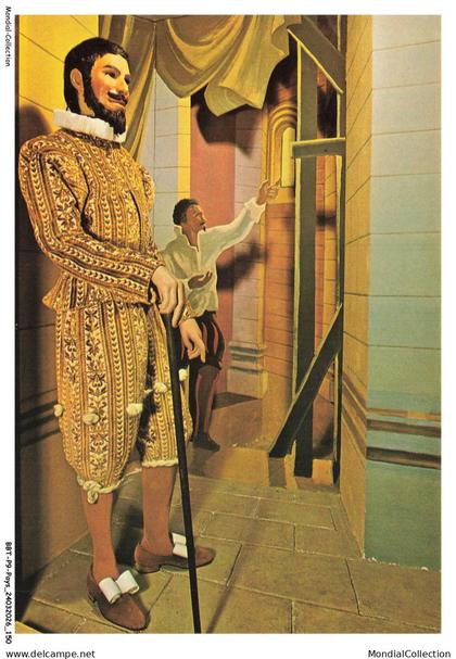 BBTP9-0868-MONACO - HERCULE 1 - Visitant les travaux d'agrandissement de l'eglise saint-nicoles - 1602