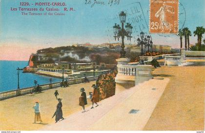 CPA Monte-carlo Les Terrasses du Casino