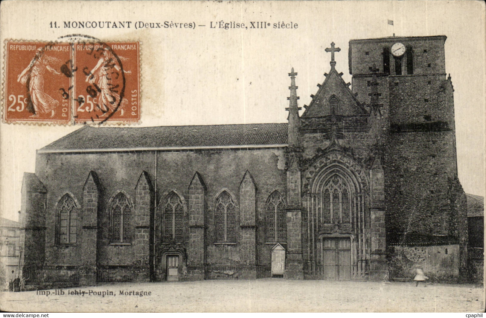 Moncoutant CPA L'eglise 12eme