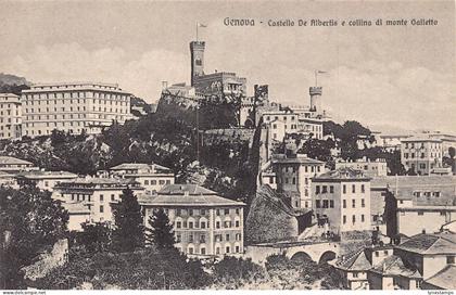 A017 Italy Genova Genoa De Albertis Castle Collina di monte Galletto postcard