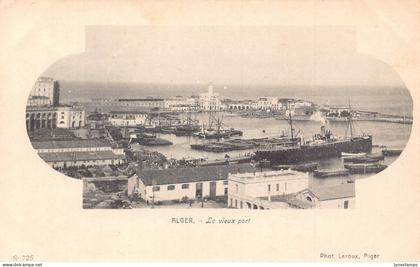 A614 Algeria Alger Algiers Harbour View Steamboat Passepartout postcard