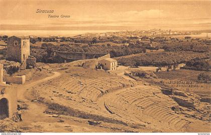 A804 Italy Siracusa Syracuse Greek Theater vintage postcard