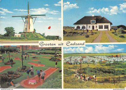 B108714 Groeten uit Cadzand Mill Moule, Minigolf Promenade