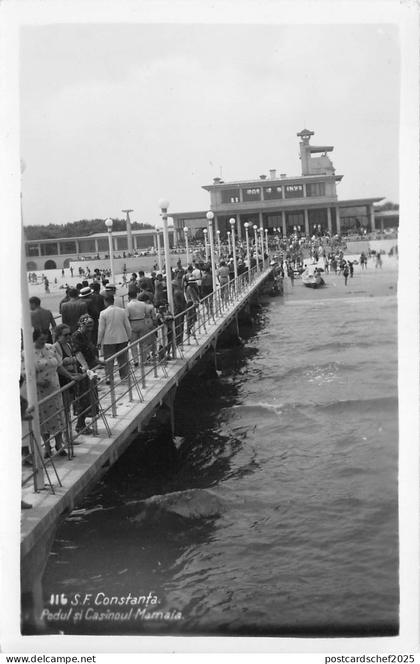B11289 Constanta Podul si cazinoul Romania  real photo  romania