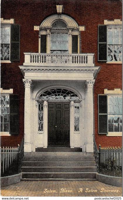 B41393 Salem Mass A Salem Doorway   usa
