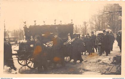 b65455 Riga Lettonie Funeral Real Photo latvia