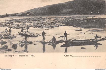 B76770 Romania Orsova 1910 Animatie  vaskapu eisernes thor  romania