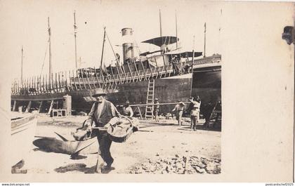 B77322 montevideo  ship bateaux uruguay  uruguay  scan front/back image