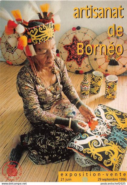 BF36282 artisanat de borneo exposition vente brunei  front/back scan