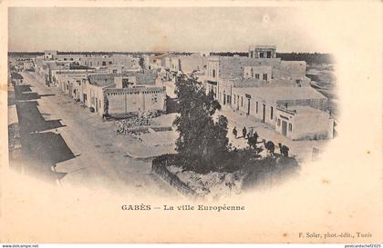 BF8736 gabes la ville europeene tunisia   Tunisia