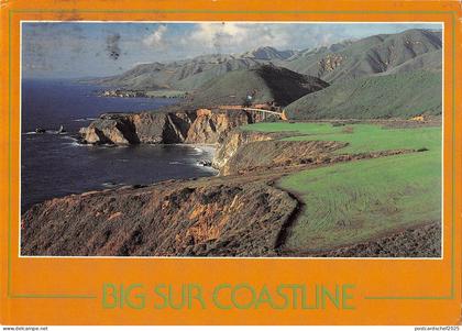 BR100862 the big sur coastline and bixby bridge california   usa
