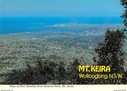 BR101931 mt keira wollongong port kembla from summit park   australia