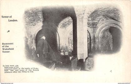 Br34338 London Tower of London Basement of the Wakefield Tower   England
