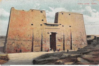 BR46787 Edfu Temple Gate    Egypt