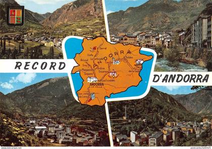 BT14078 Record d andorra map cartes geographiques           Andorra