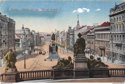 BT2259 vaclavske namesti od musea praha prague prag  czech republic