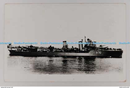 C028764 HMCS Saskatchewan H70. Old Photo
