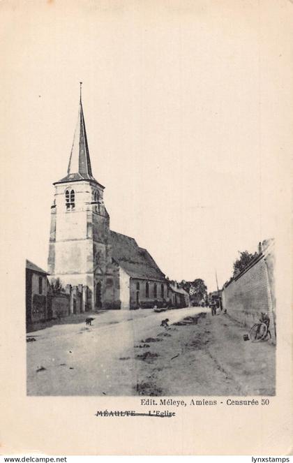C050 France  Meaulte L'Eglise   postcard