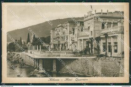 Croazia Abbazia cartolina KV6447