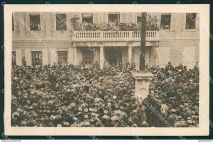 Croazia Fiume D'Annunzio cartolina QT4070