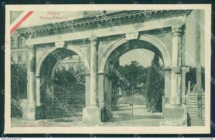 Croazia Pola Carducci cartolina KV2940