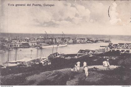* CURACAO - Vista General del Puerto 1924