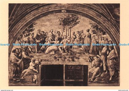 D042647 Raffaello. II. Parnaso. Stanza Della Segnatura. Monumenti Musei e Galler