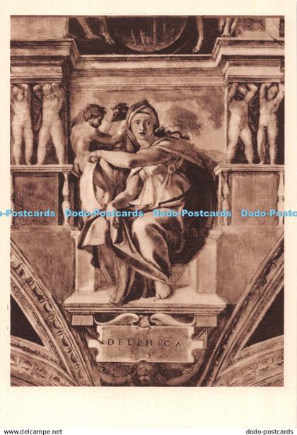 D084539 Monumenti. Musei e Gallerie Pontificie. Michelangelo. La Sibilla Delfica