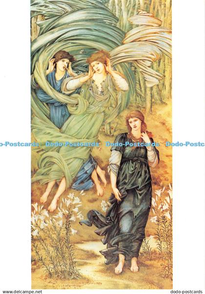 D112676 Sponsa de Libano. detail. Medici Society. Sir Edward Coley Burne Jones