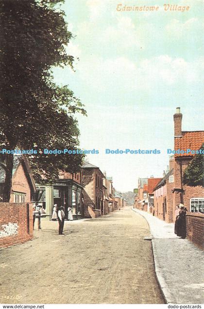 D114469 Edwinstowe Village. Nottinghamshire County Council. Angel Row