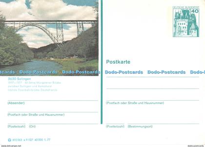 D114648 5650. Solingen. 1897 1977 80 Jahre Mungstener Brucke zwischen Solingen u