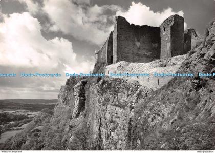 D125500 Carmarthenshire Carreg Cennen Castle near Llandilo Castle from S E Minis