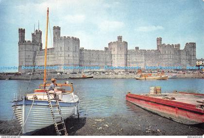 D127586 Caernarvonshire Caernarvon Castle J Arthur Dixon