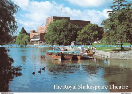 D133334 Royal Shakespeare Theatre River Avon Stratford upon Avon Salmon