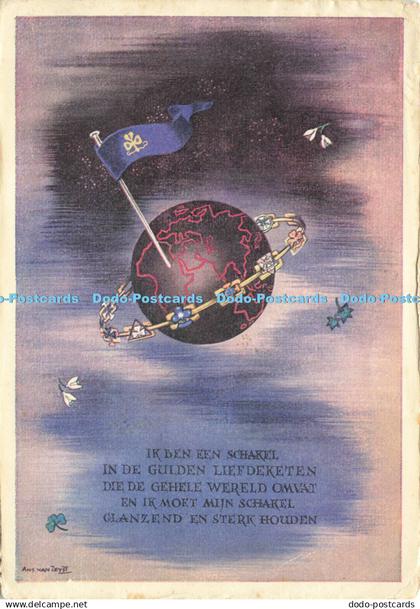 D141845 Ik Ben Een Schakel In de Gulden Liefdeketen die de Gehele Wereld Omvat U