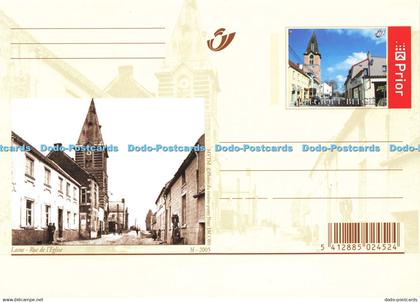 D181053 Lasne. Rue de l Eglise. M. V. T. M. Photo du Timbre Poste Peter Jacobs