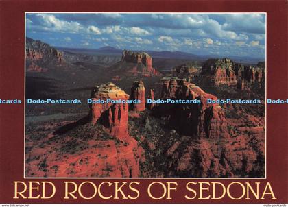 D197717 Red Rocks of Sedona Aerial View of Courthouse and Cathedral Rocks Bradsh