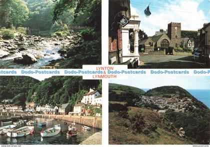 D222048 Lynton and Lynmouth Watersmeet Lynmouth Harbour Judges C 2279 X Multi Vi