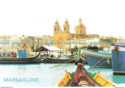 D244073 Malta Marsaxlokk Malta Main Fishing Port Click