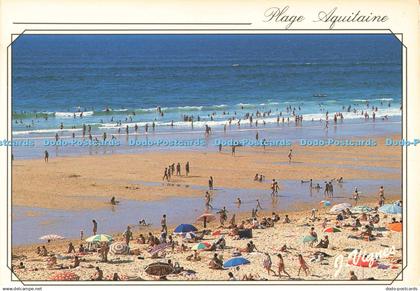 D248293 Plage Aquitaine Art Vignes 1988