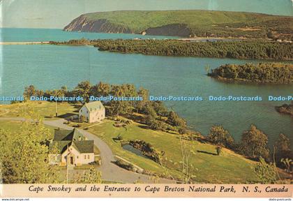 D263229 N S Canada Cape Smokey and the Entrance to Cape Breton National Park C a