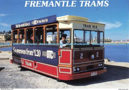 D268009 Western Australia Fremantle Trams Nucolorvue Production 1991