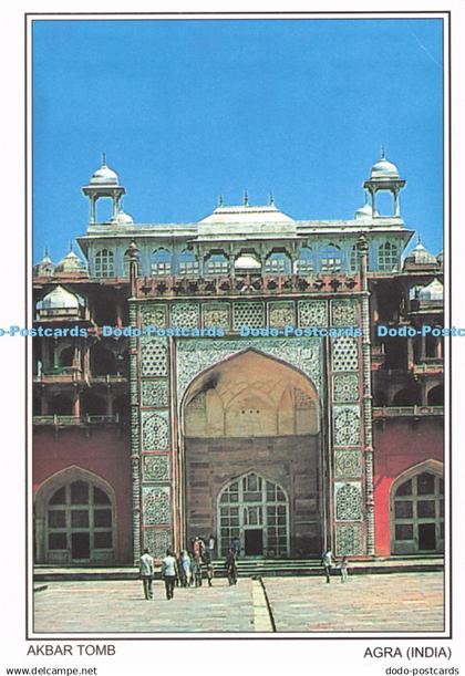 D283658 India Agra Akbar Tomb India Cards