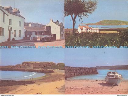D293202 Alderney. Channel Islands. Corblets Bay. The Old Harbour Braye. Multi Vi