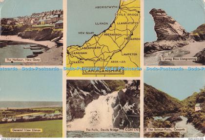 D294170 Cardiganshire. General View Llanon. F. Frith. Reigate. 1970. Multi View