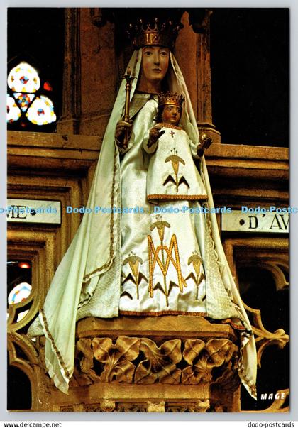 D312740 Avioth. Basilica. Statue of the Virgin. Editions Mage. France